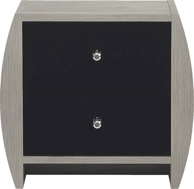 Buccone Heights Black Nightstand - Thumbnail - Image 1