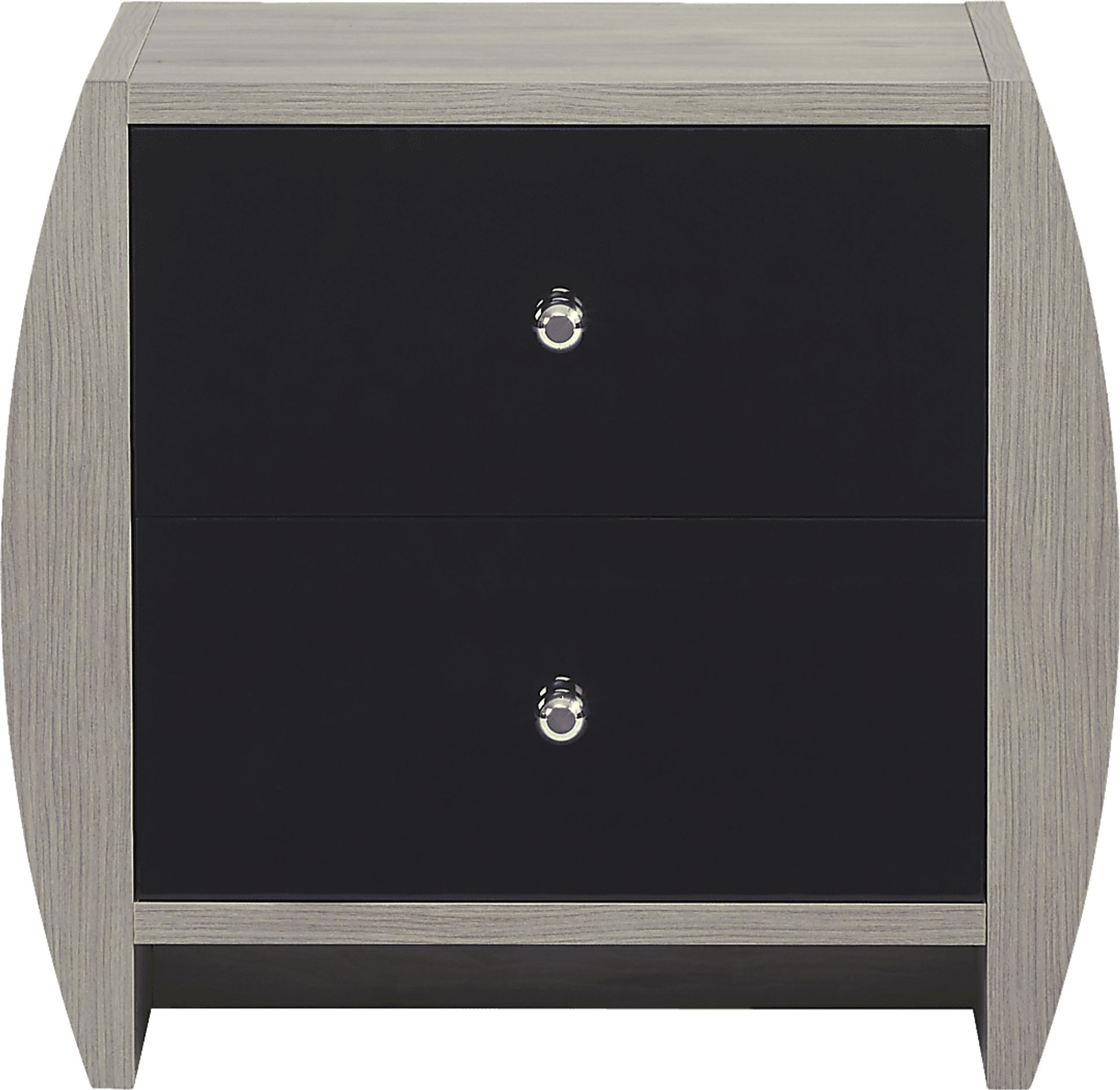 Buccone Heights Black Nightstand - Image 1
