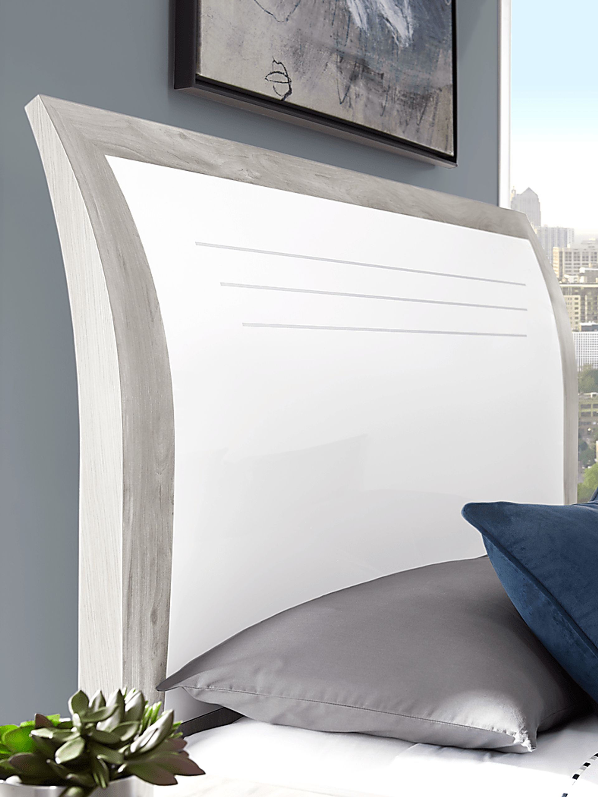 Buccone Heights White 3 Pc Queen Bed - Image 2