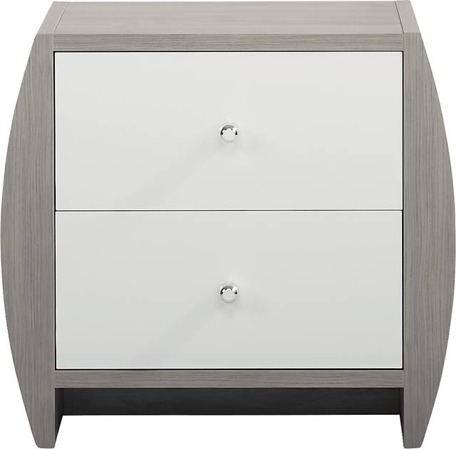 Buccone Heights White Nightstand - Thumbnail - Image 1