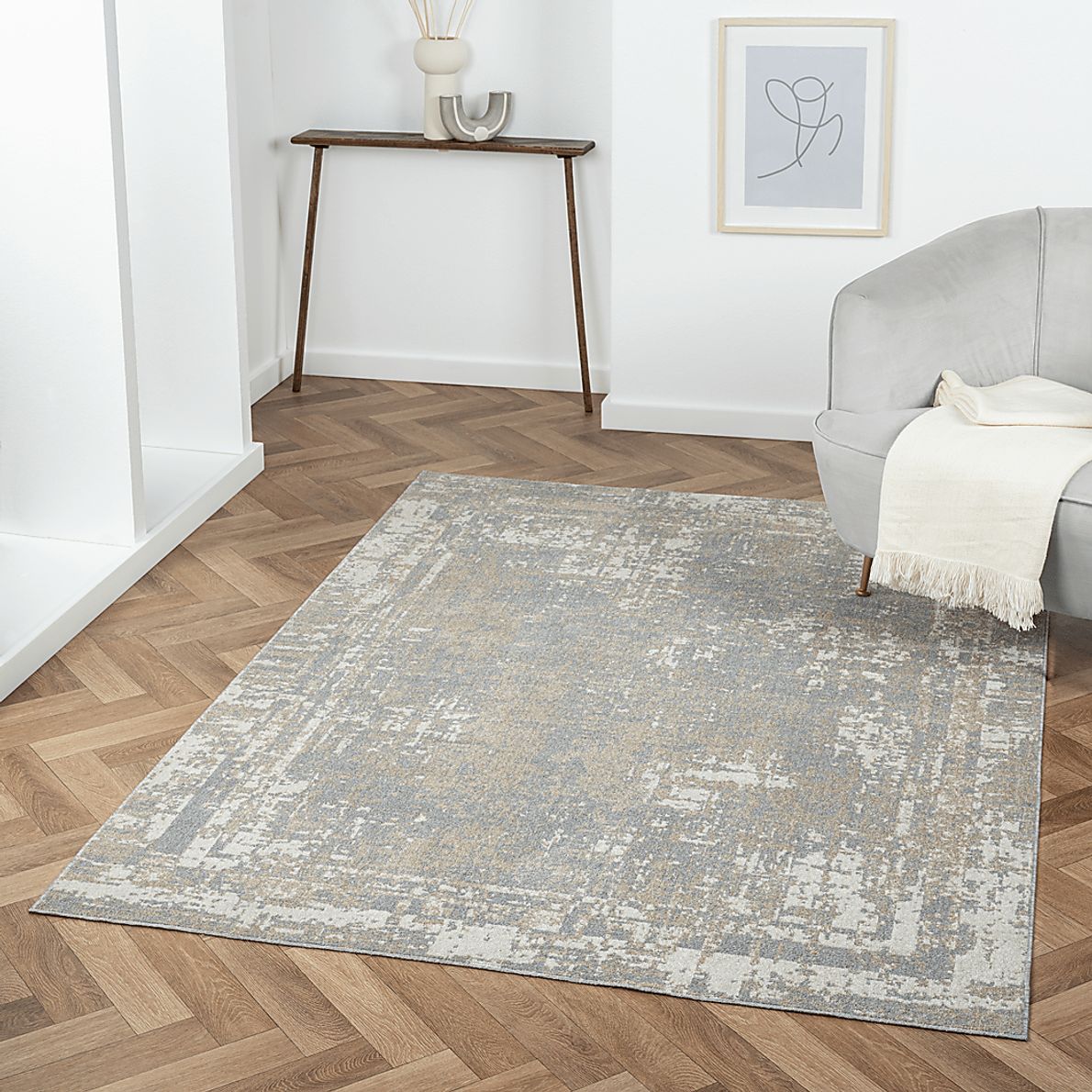 Buchanon Gray 7'9 x 9'9 Rug