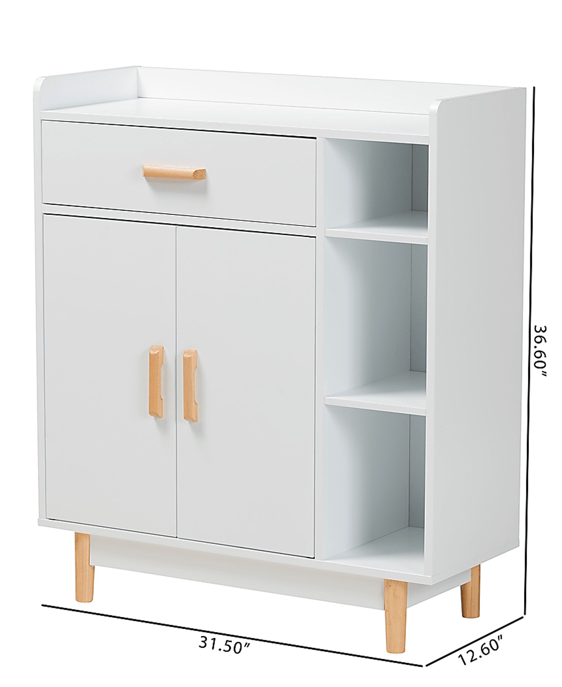 Bucharest White Sideboard - Image 10