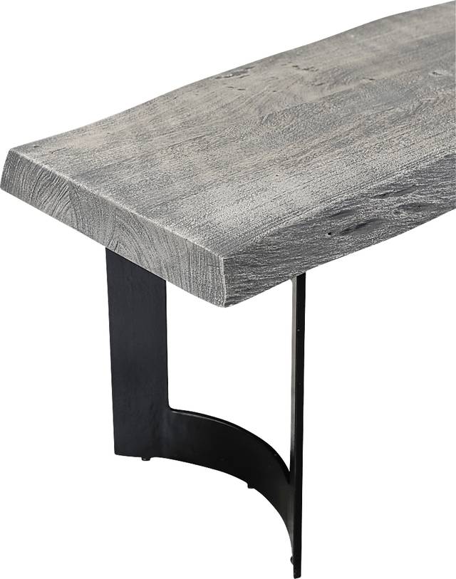 Buckoak Gray Small Bench - Thumbnail - Image 4