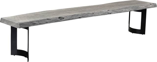 Buckoak Gray Small Bench - Thumbnail - Image 1