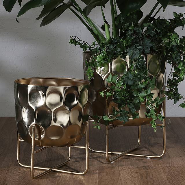 Buckram Gold Planter - Thumbnail - Image 2