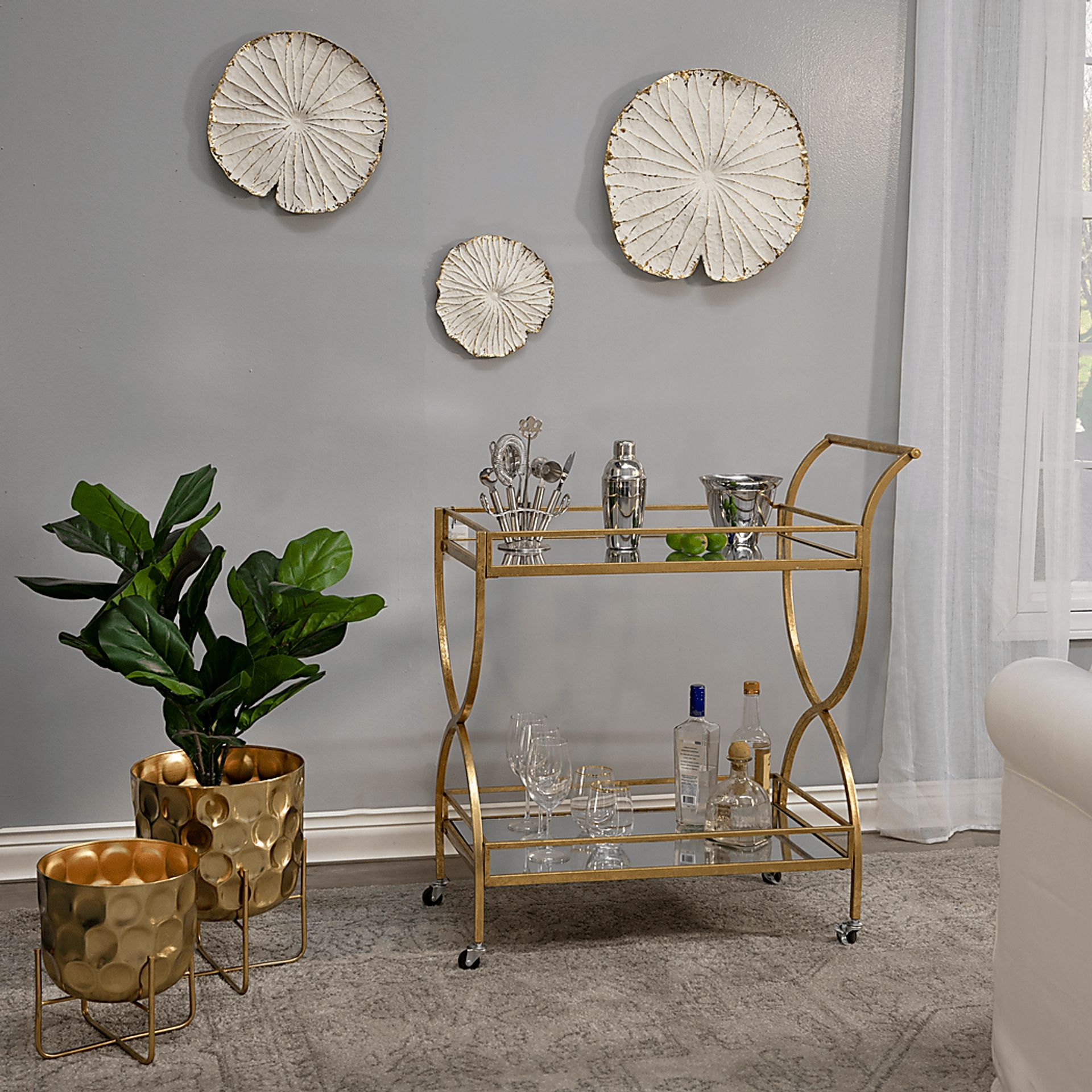 Buckram Gold Planter - Image 9