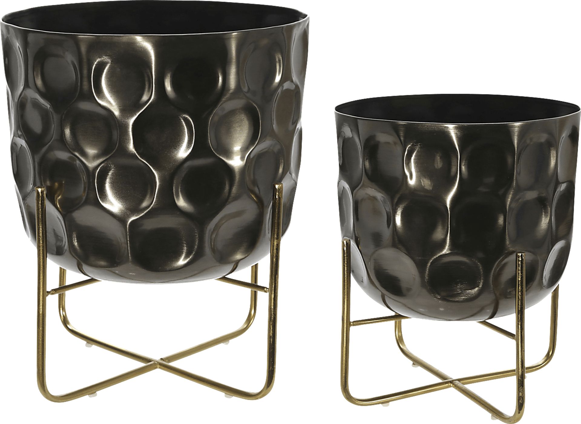 Buckram Gunmetal Planter - Image 1