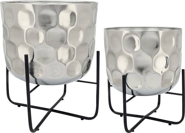 Buckram Silver Planter - Thumbnail - Image 1