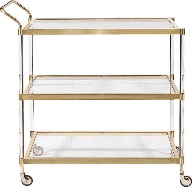 Buckthorne Gold Bar Cart - Thumbnail - Image 2