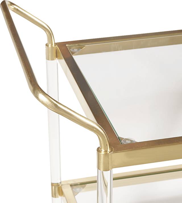 Buckthorne Gold Bar Cart - Thumbnail - Image 3