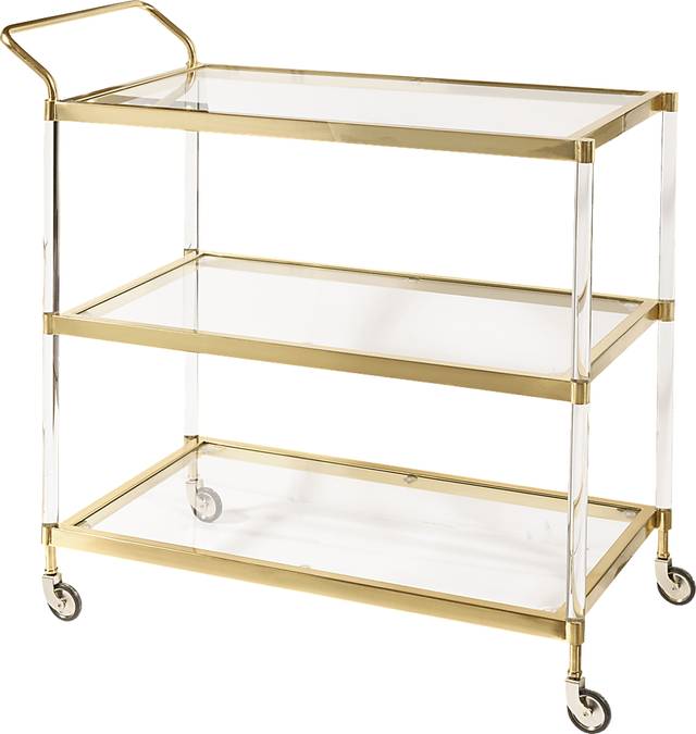 Buckthorne Gold Bar Cart - Thumbnail - Image 1