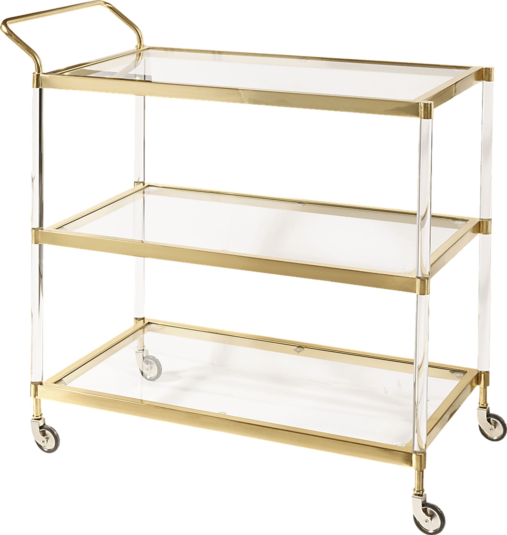 Buckthorne Gold Bar Cart - Image 1