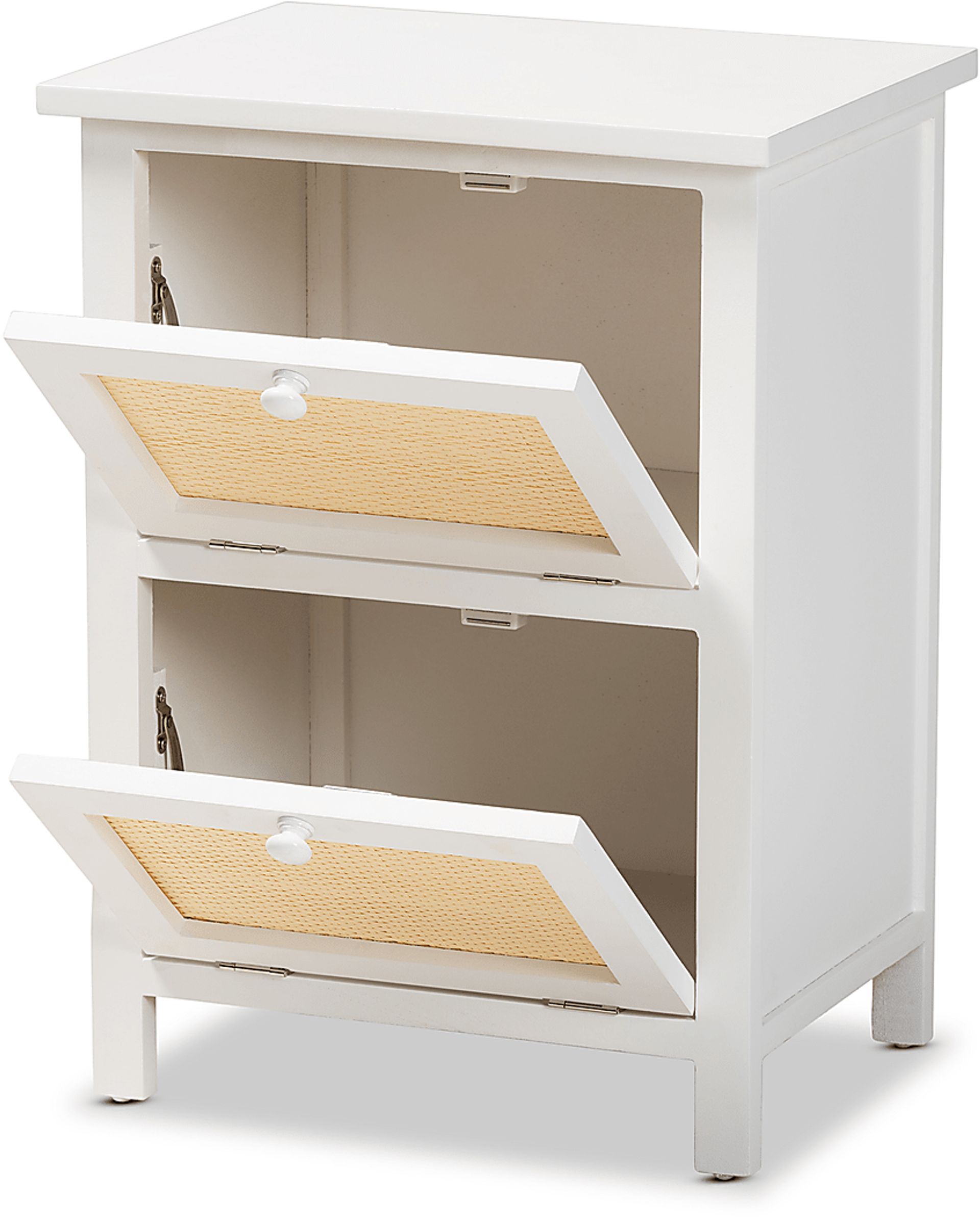 Budtime White Nightstand - Image 2
