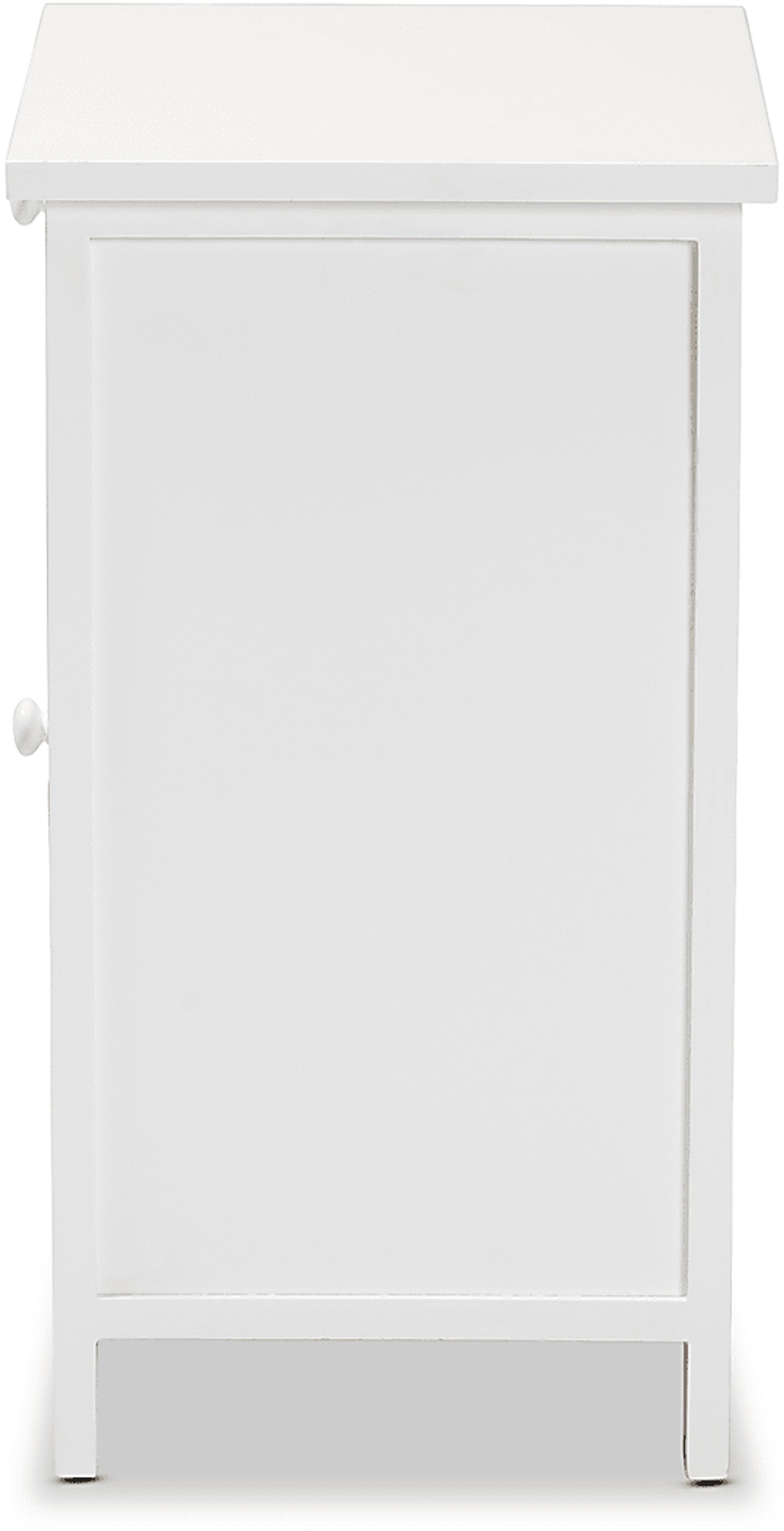 Budtime White Nightstand - Image 4