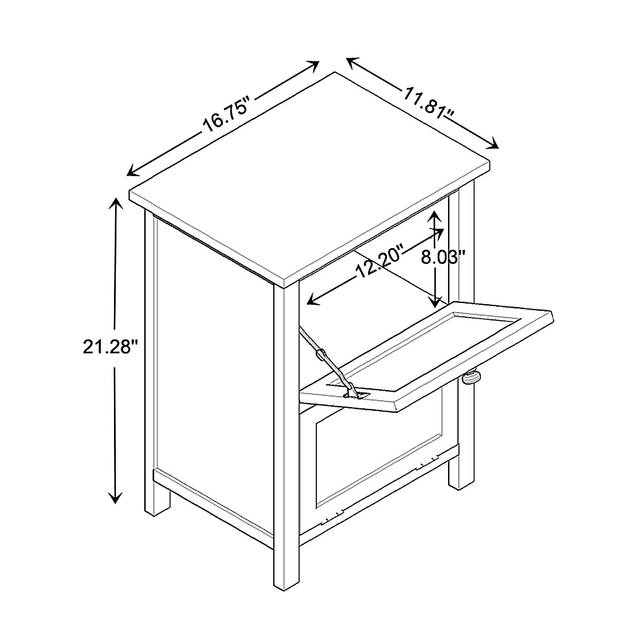 Budtime White Nightstand - Thumbnail - Image 10