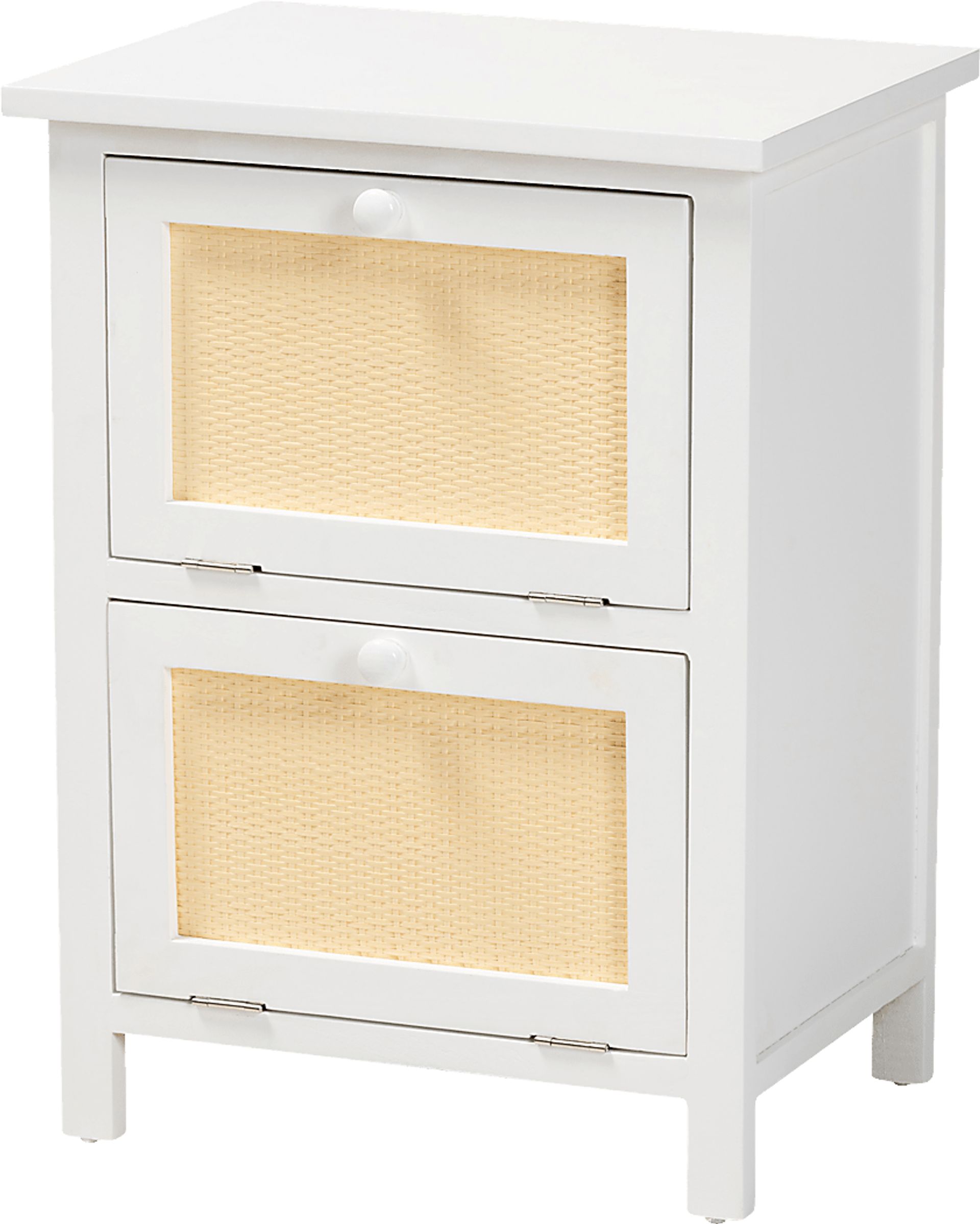 Budtime White Nightstand - Image 1