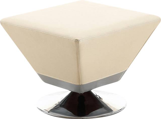 Buecker Beige Swivel Ottoman - Thumbnail - Image 1