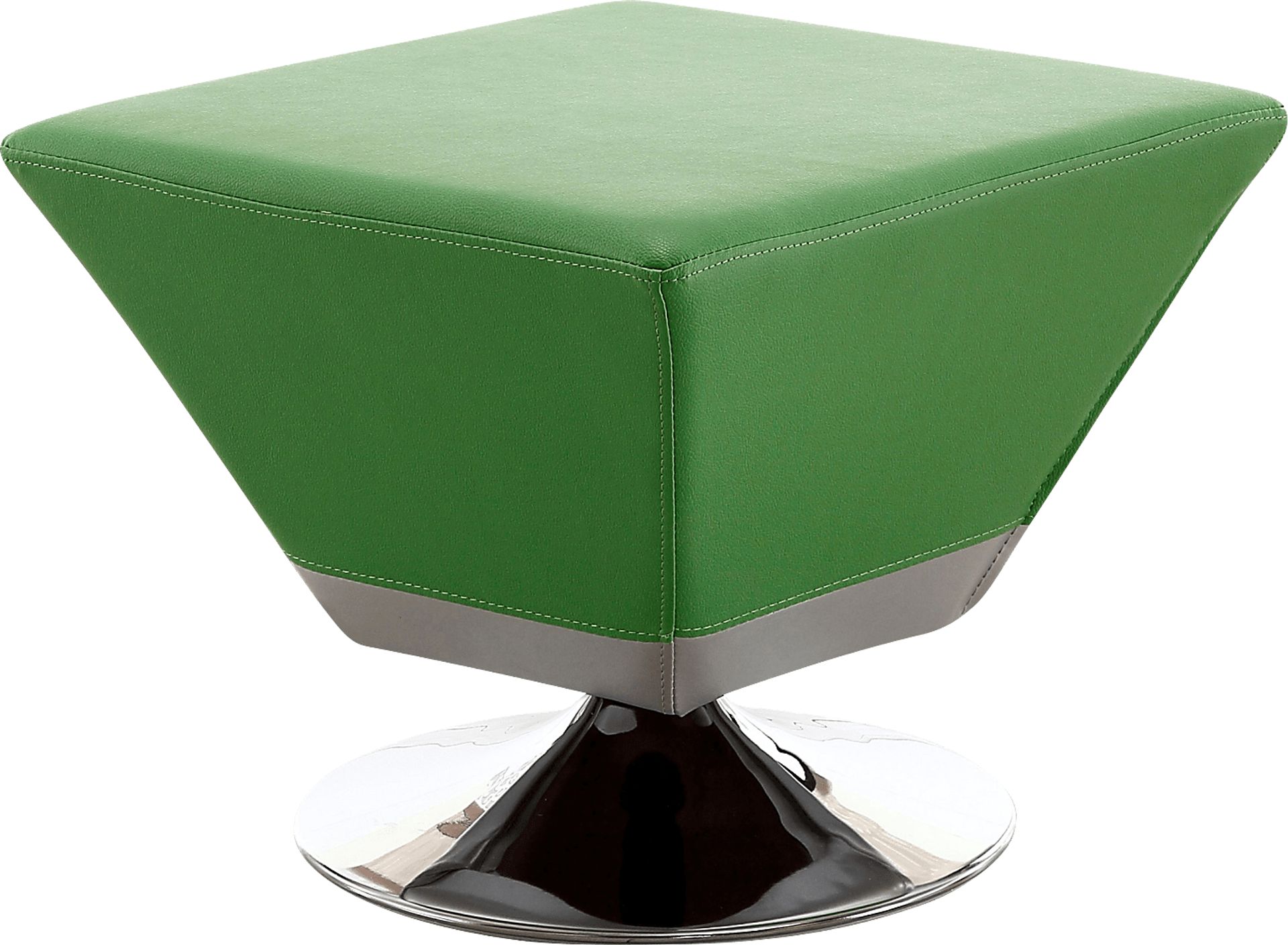 Buecker Green Swivel Ottoman - Image 1