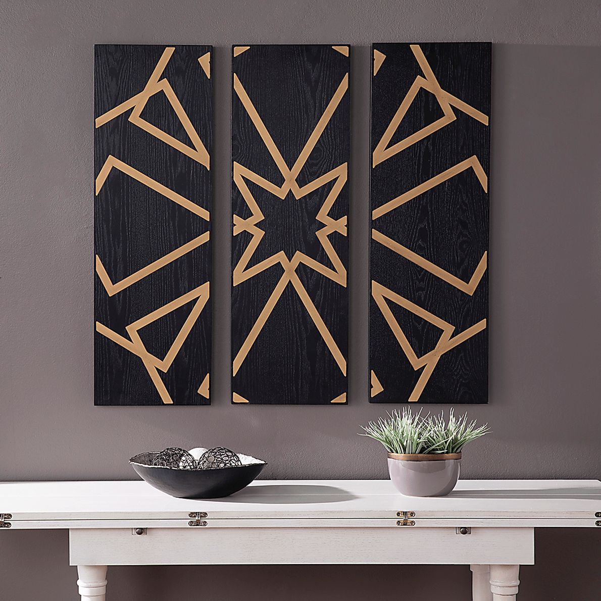 Buel Black Wall Decor