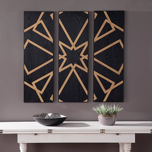 Buel Black Wall Decor - Thumbnail - Image 3