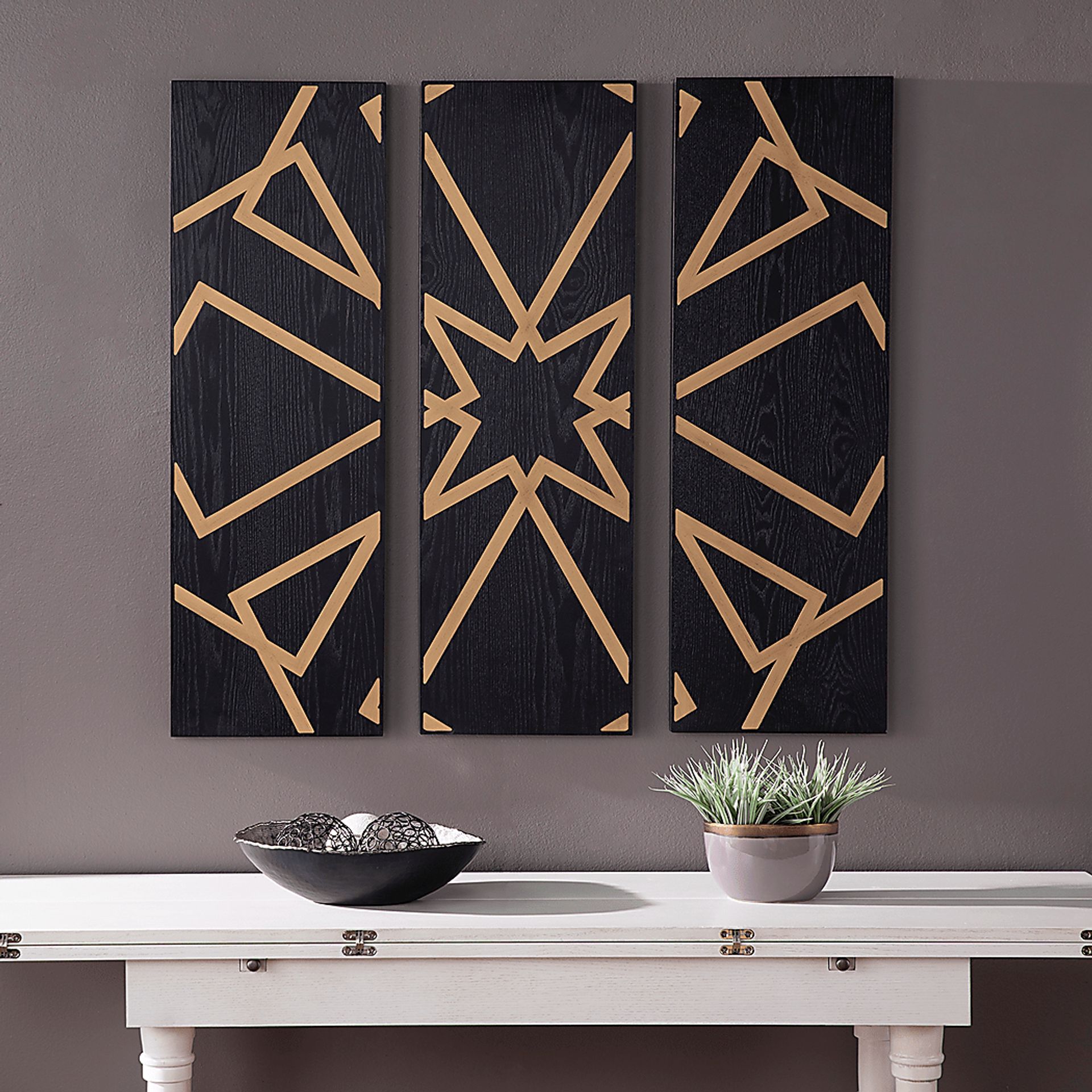 Buel Black Wall Decor - Image 3
