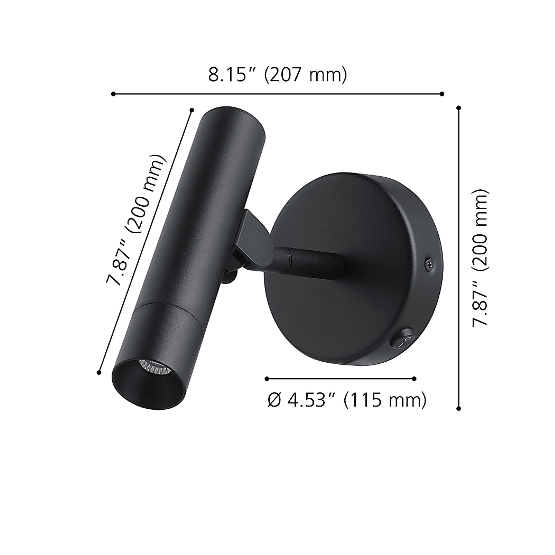 Buelow Street Black Sconce - Image 5