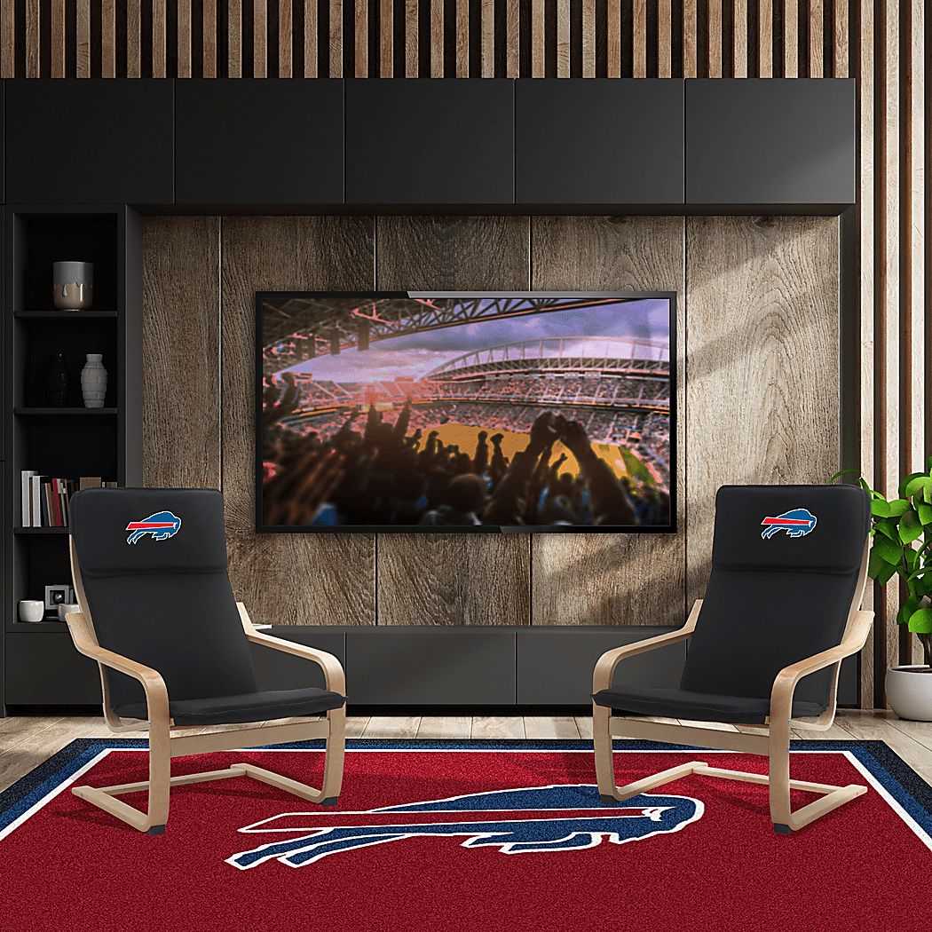 Buffalo Bills Black Accent Chair - Thumbnail 4
