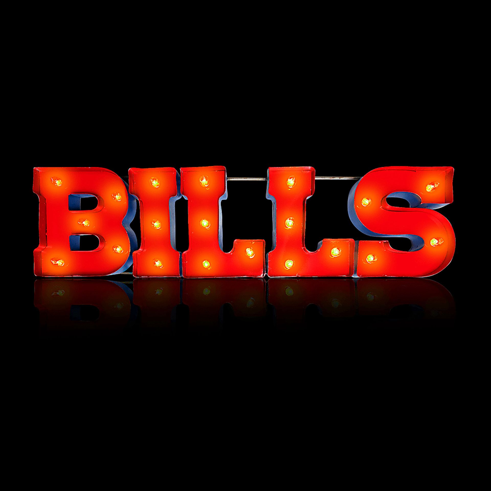Buffalo Bills Red Metal Wall Decor - Image 2