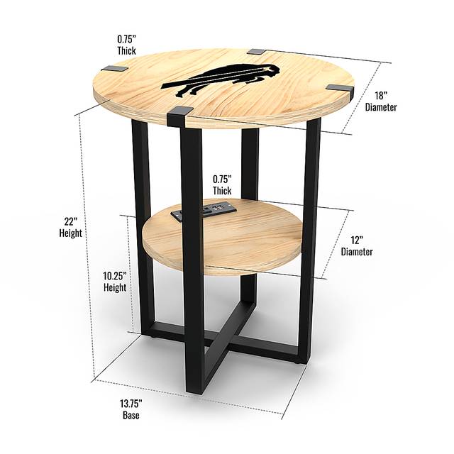 Buffalo Bills Side Table - Thumbnail - Image 5
