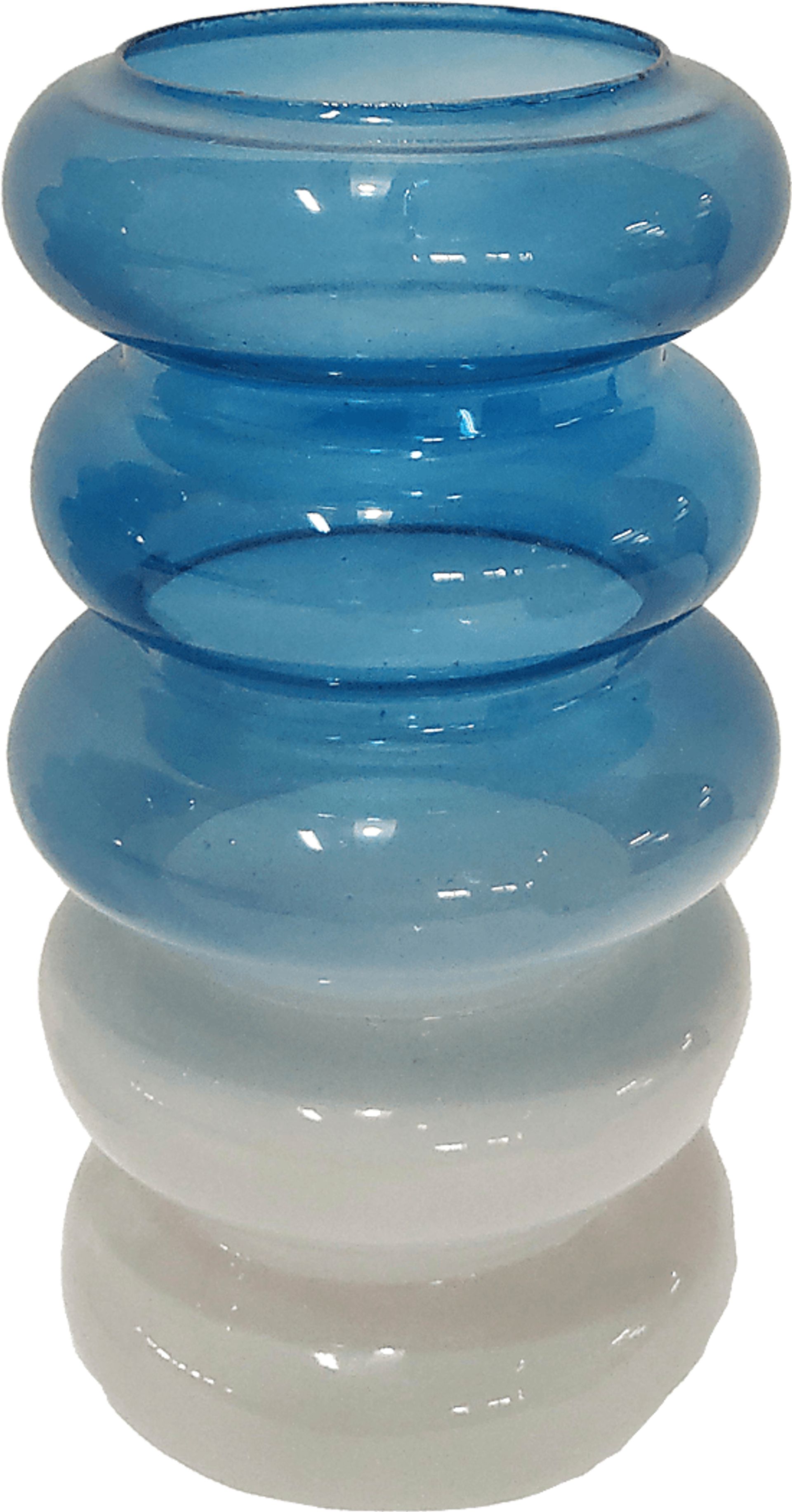 Buffkin Blue 12 in. Vase - Image 1
