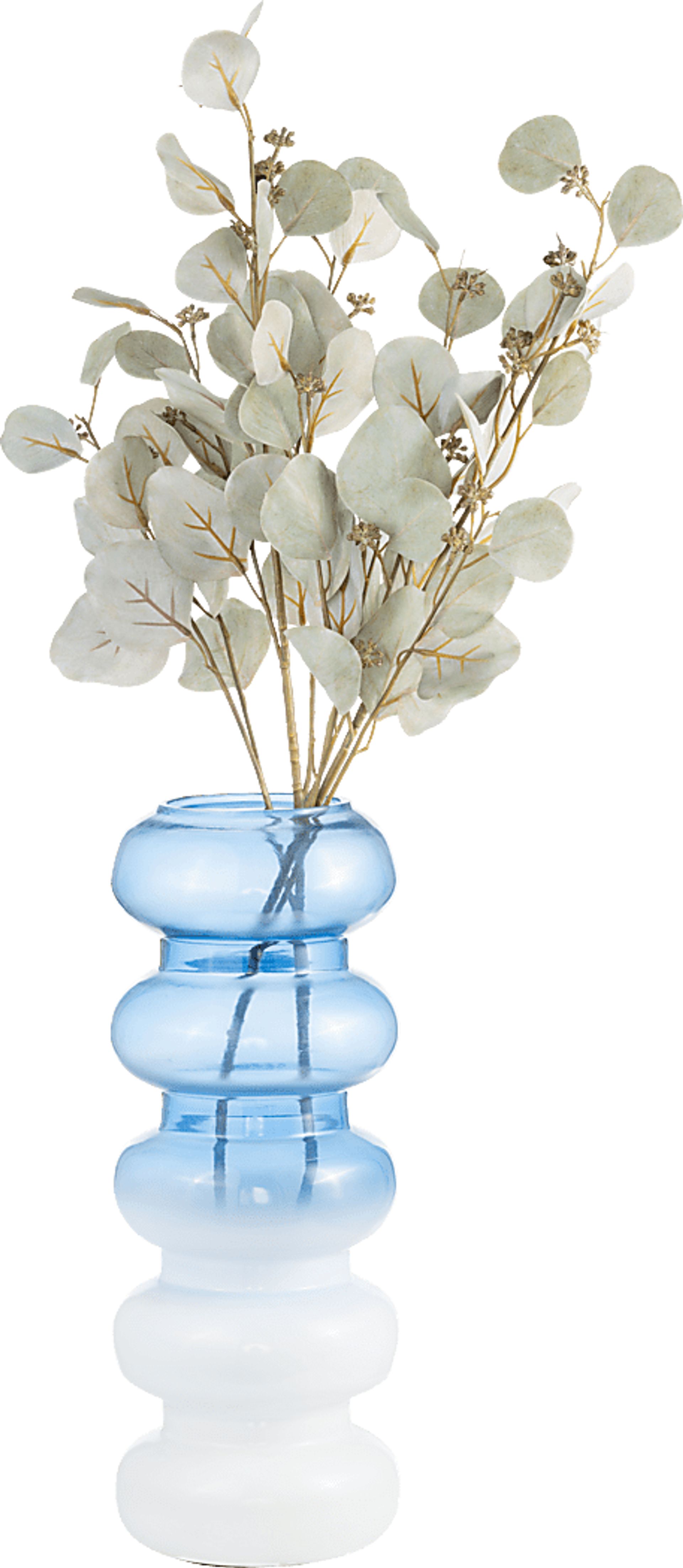 Buffkin Blue 17 in. Vase - Image 2