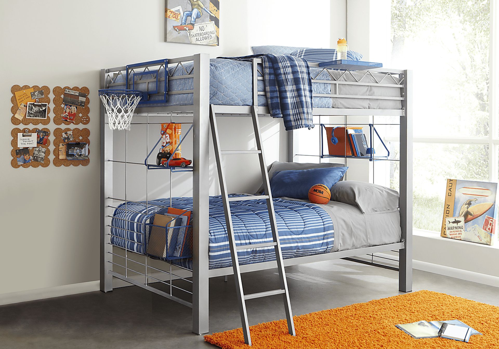 Build-a-Bunk Blue Basketball Hoop Accessory - Image 3