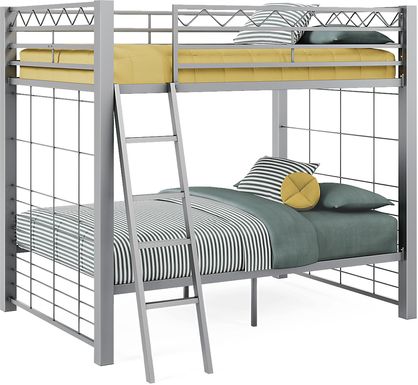 Build-A-Bunk Gray Full/Full Bunk Bed