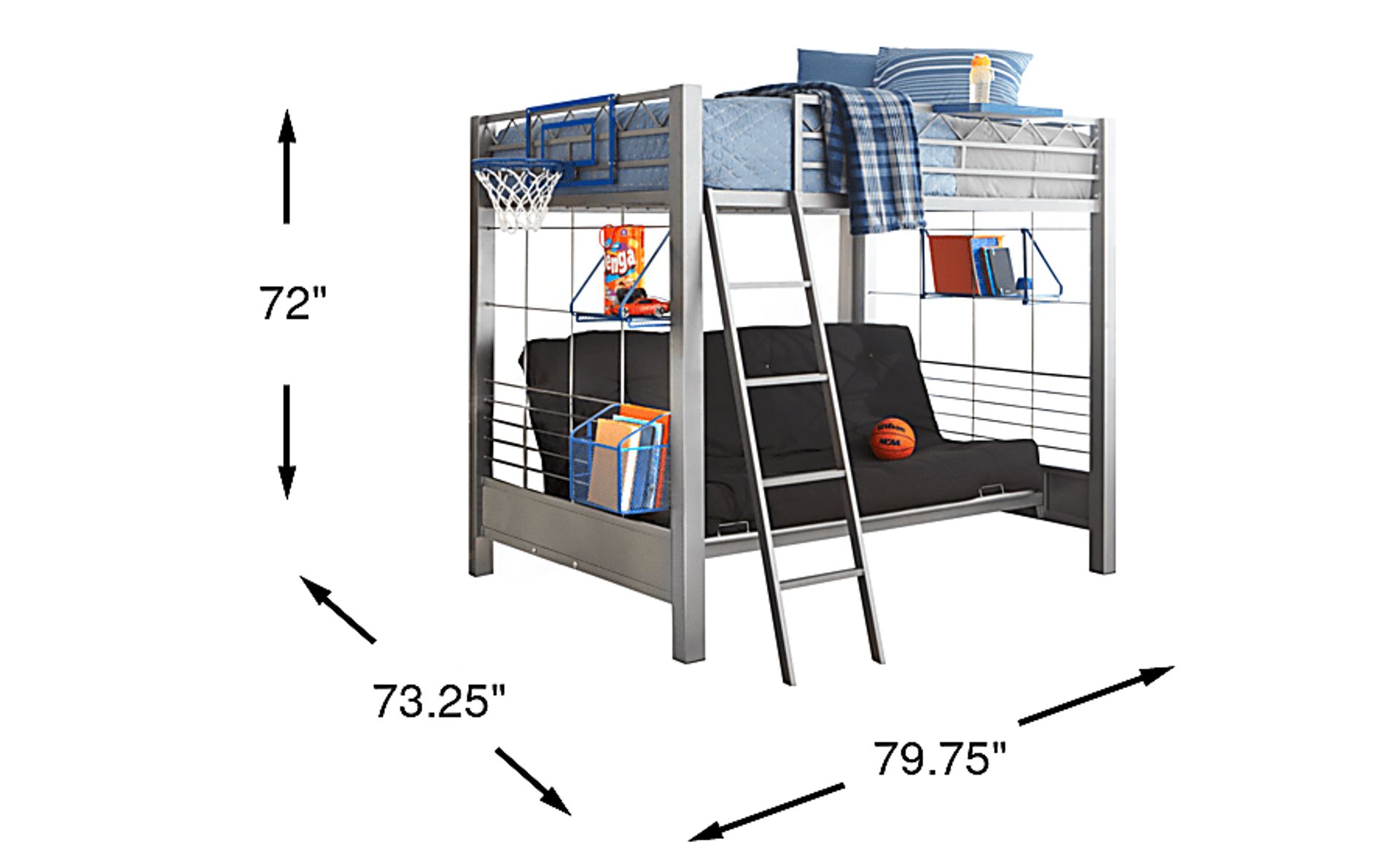 Dimension Image. Please refer to the Dimension Tab on this page for dimension details.