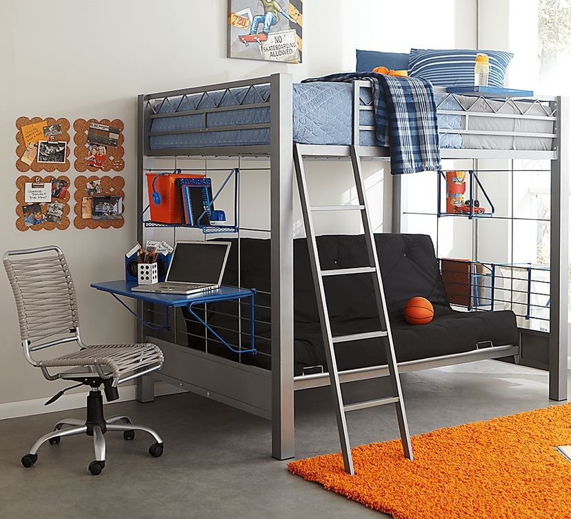 Rooms to go loft bed with desk top