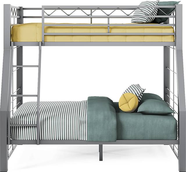 Build-A-Bunk Gray Twin/Full Bunk Bed - Thumbnail - Image 3