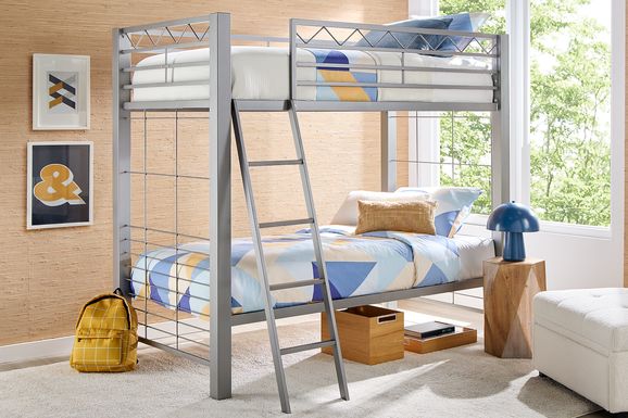 Build-A-Bunk Gray Twin/Twin Bunk Bed