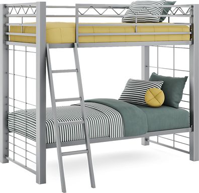 Build-A-Bunk Gray Twin/Twin Bunk Bed