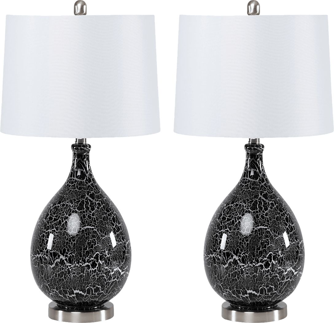 Builtmore Farm Gray Table Lamps, Set of 2
