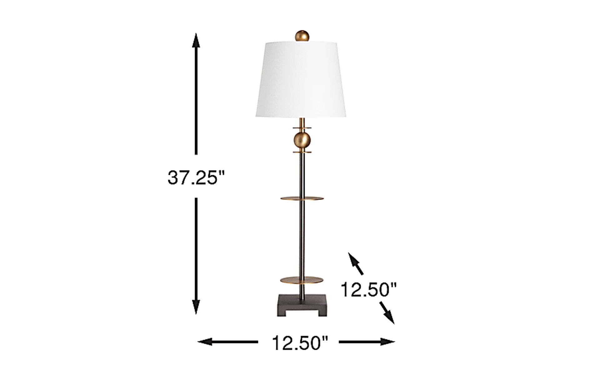 Dimension Image. Please refer to the Dimension Tab on this page for dimension details.