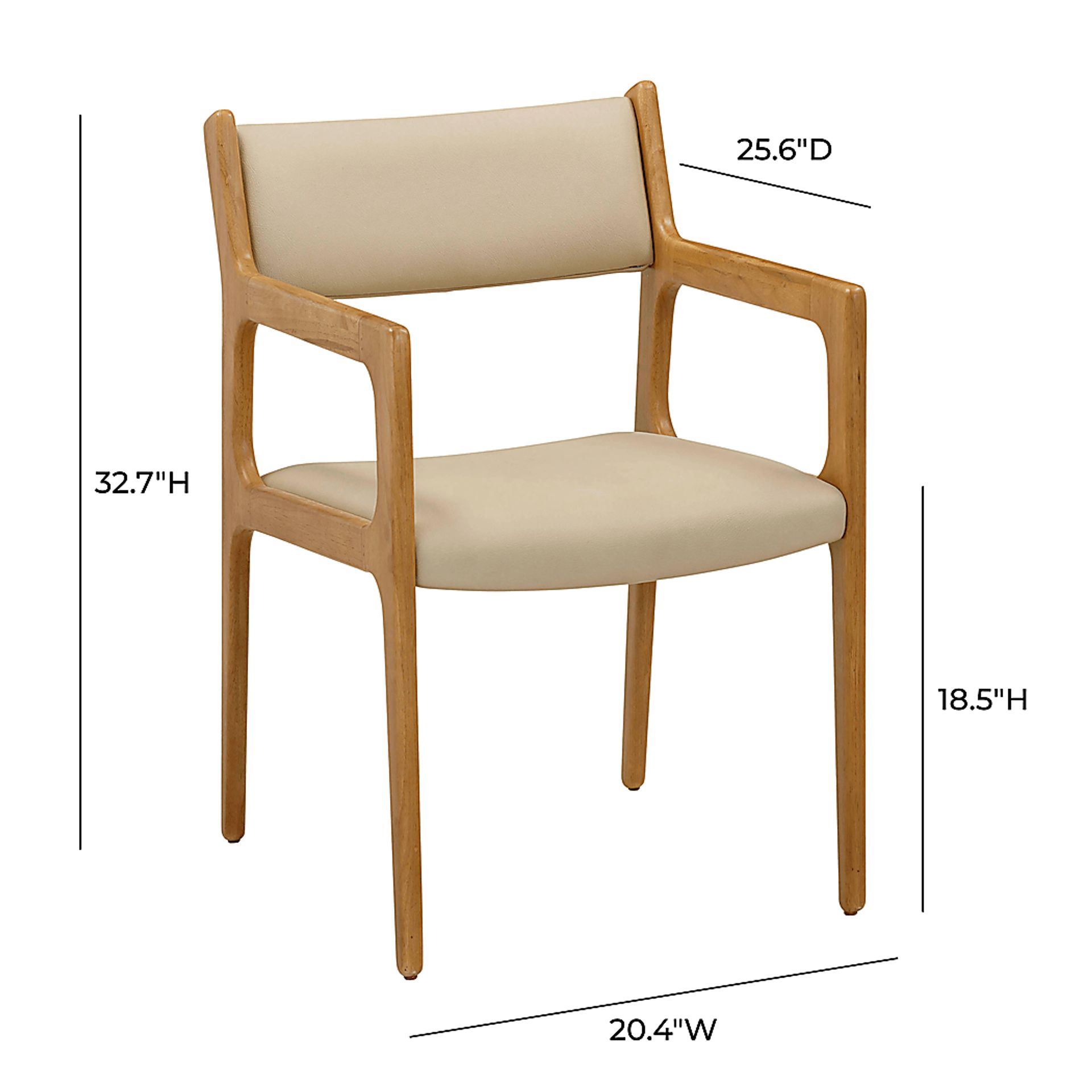 Bulkeley Cream Arm Chair, Set of 2 - Image 7