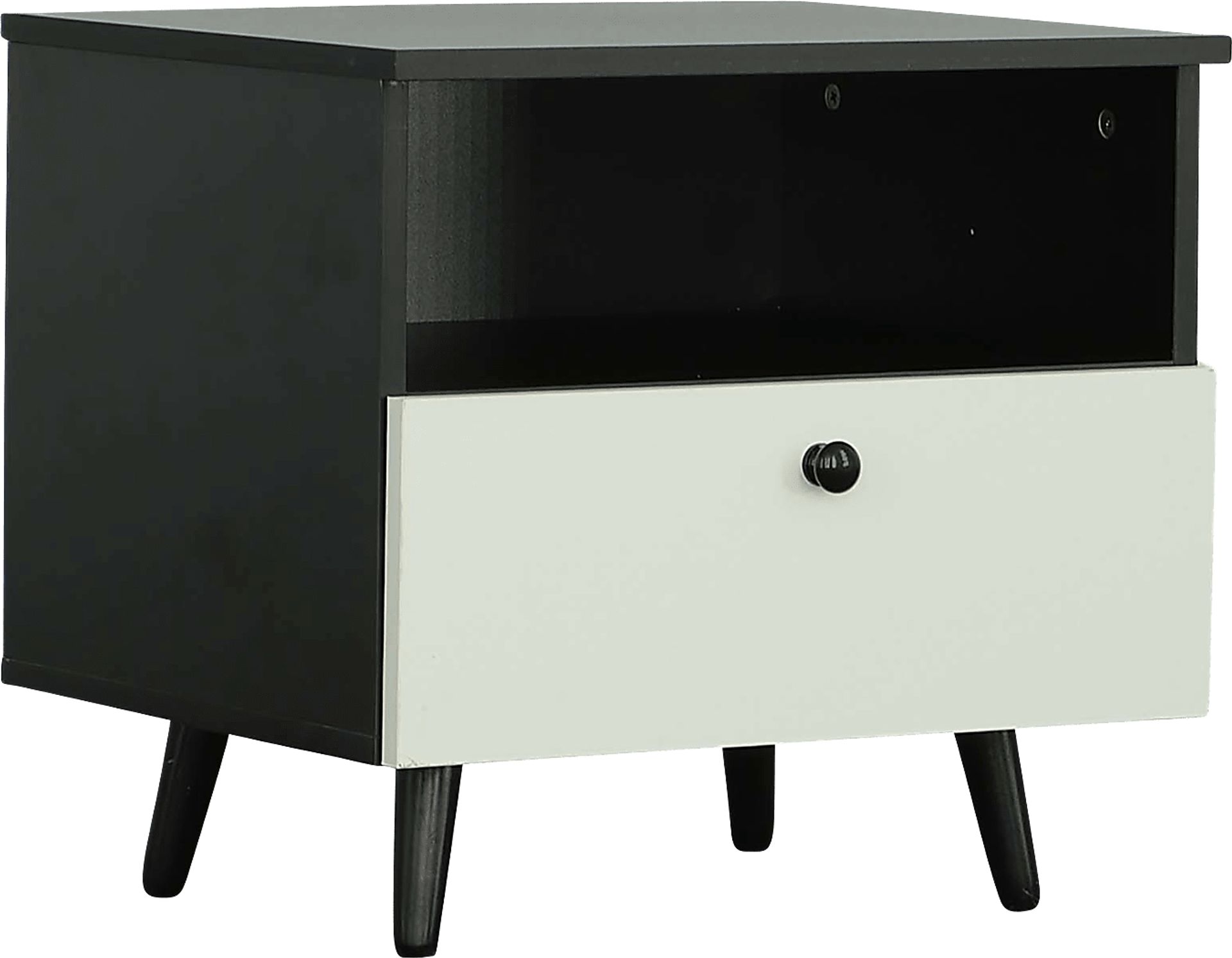 Bulkley Black Nightstand - Image 1