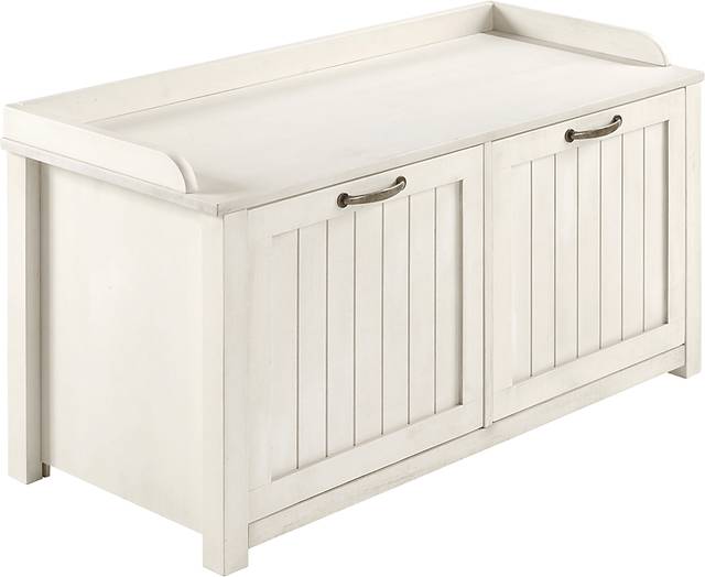 Bullace White Accent Bench - Thumbnail - Image 1