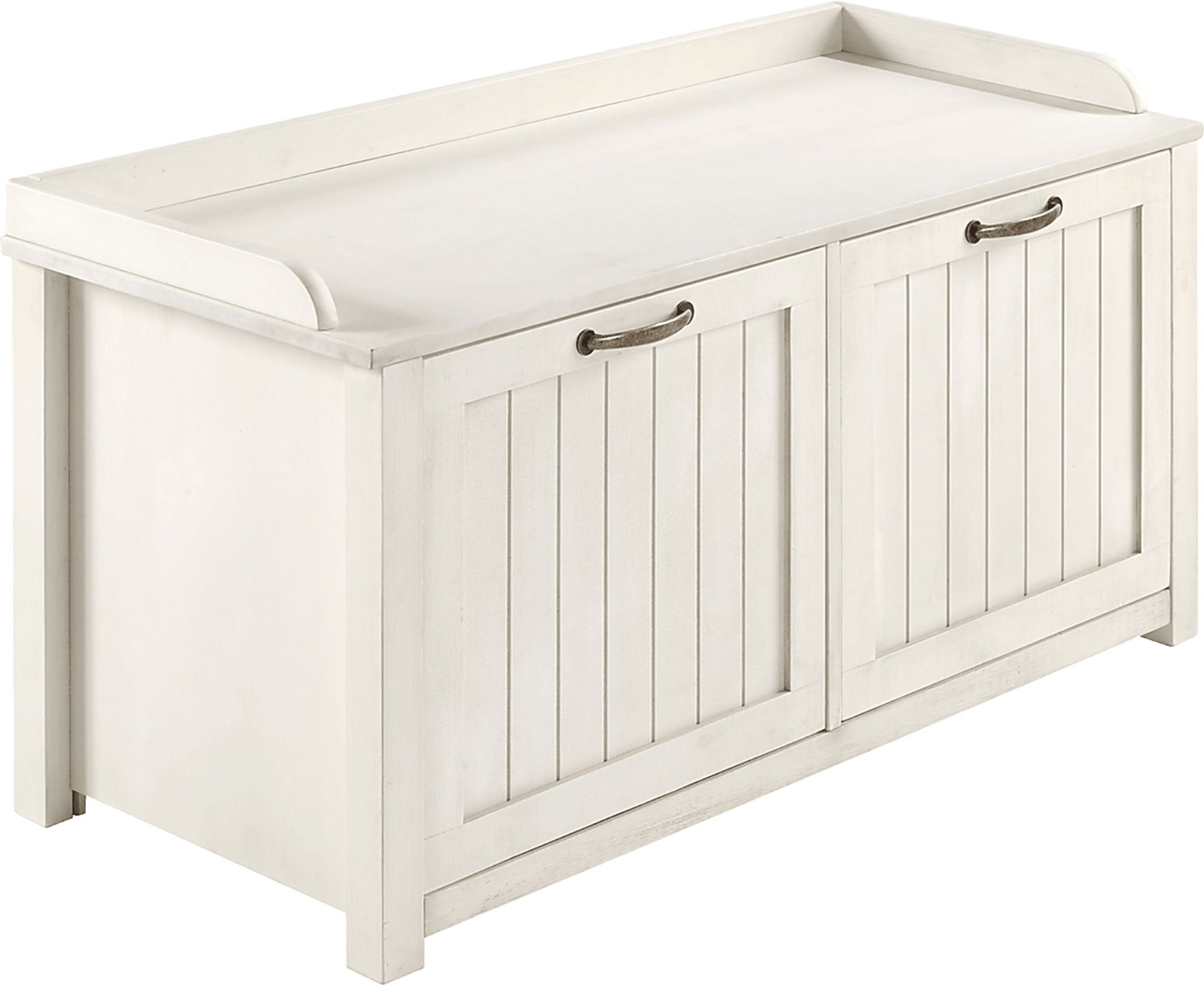 Bullace White Accent Bench - Image 1