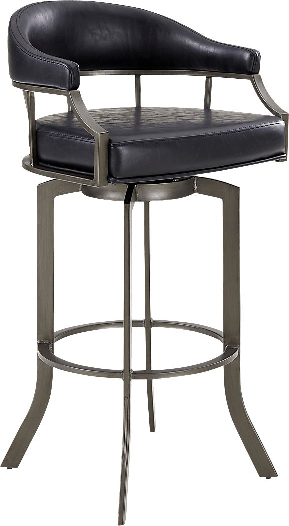 Bulltales Black Counter Height Stool