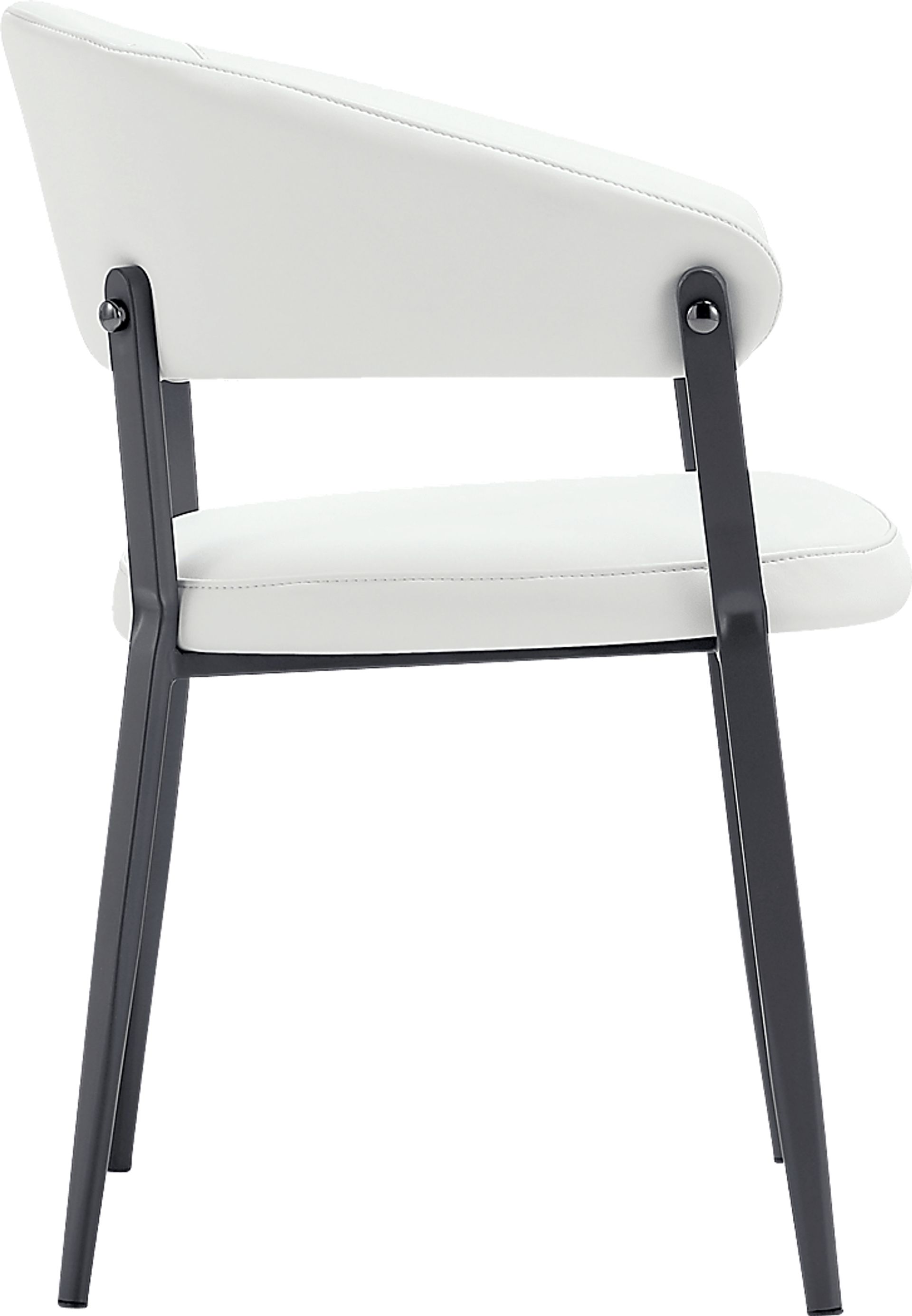 Bullworldy White Arm Chair - Image 7