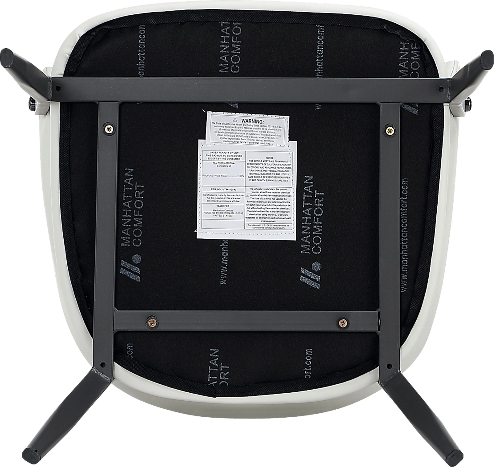 Bullworldy White Arm Chair - Image 4