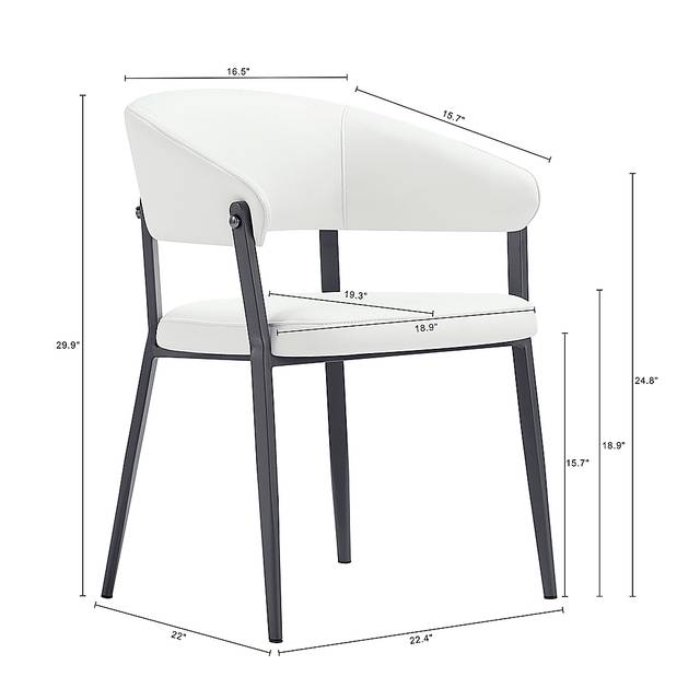 Bullworldy White Arm Chair - Thumbnail - Image 5