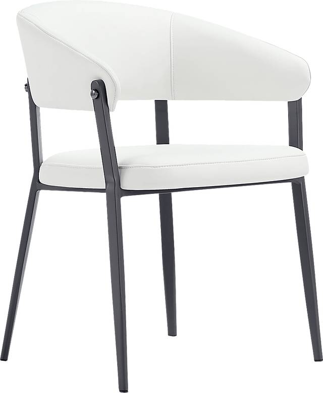 Bullworldy White Arm Chair - Thumbnail - Image 6