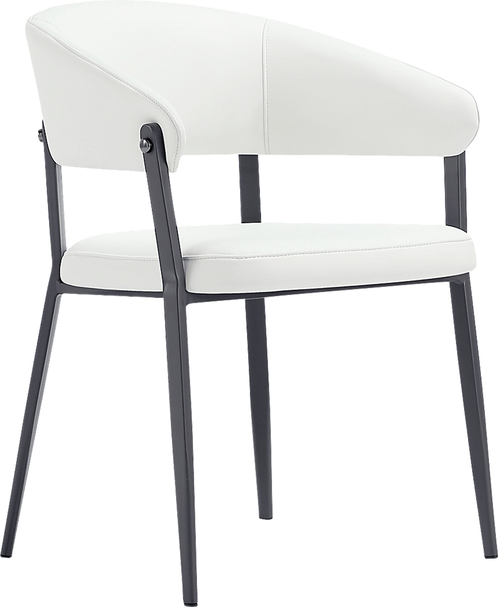 Bullworldy White Arm Chair - Image 6